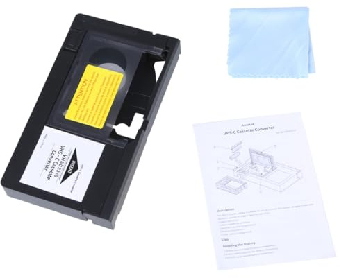 Home Movie Transfer VHS C vers VHS Cassette Adaptateur Convertisseurs Plug and Play