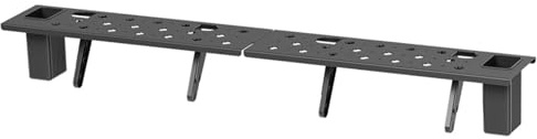 Hzoibyze TV Top Storage Shelf Hollowout Design TV Accessory Premium Monitors Rack Storage Stand for Speakers Remote Game