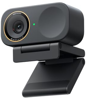 Insta360 Link 2C Pro – 4K Webcam for PC/Mac, 1/1.3” Sensor, Low-Light, Auto Framing, HDR, Directional Noise-Canceling Mics, Supports Stream Deck, Zoom, Teams, Twitch for Streaming or Meetings