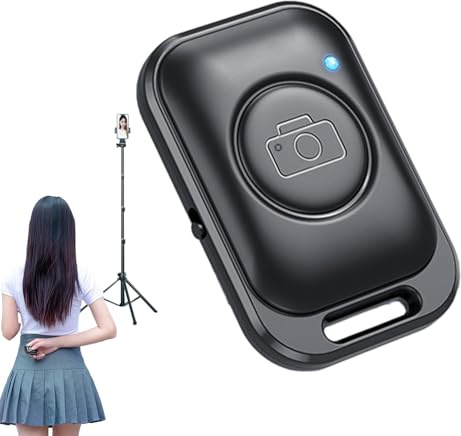 Telecomando Fotocamera Senza Fili - Scatto Bluêtooth Per Smartphone Autoscatto | Controllo A Distanza Fotocamera Telefono Immagini & Filmati | Compatibile IOS Anďroid, Cinturino Da Polso Incluso, Per