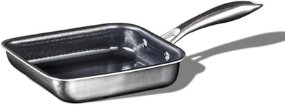 HexClad Hybrid Nonstick Japanese Tamagoyaki Egg Pan, Induction Ready