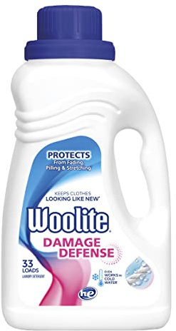 Woolite Damage Defense Liquid Laundry Detergent, Light Fresh Scent, 33 Loads, 50 Fl Oz