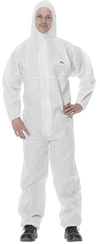 3M Protective Coverall, White, 4515-W-4XL