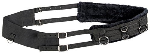 HKM Teddy Reitgurte schwarz/schwarz Shetty