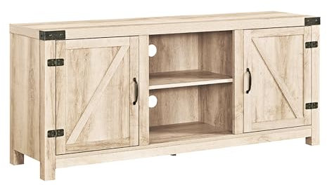 Eden Bridge Designs Universalständer für TV's bis zu 64 Flachbildschirm, Weiß, 40.64 x 147.32 x 60.96 cm