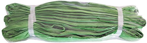 PLANETA B00210 Rundschlingen nach DIN EN 1492-2 mit Doppeltem Schutzschlauch, Polyester, 2 kg Tragfähigkeit, 10 m Umfanglänge, Grün