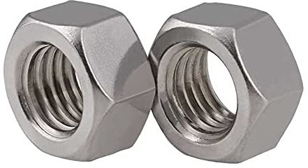 DIN934 Sechskantmuttern mit feinem Gewinde Sechskantmutter 304 Edelstahl A2 M5 * 0,5, M6 * 0,75, M8 * 0,75/1,0, M10 * 1,0/1,25, M12 * 1,0/1,25/1,5-M12x1,0 (4 Stück)