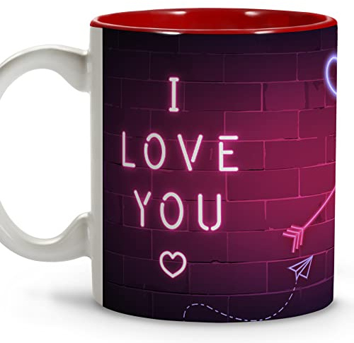 LolaPix Mug Amour. Cadeau Couple Amoureux. Mug Original. Tasse en Céramique. 330 ml. Différents modèles