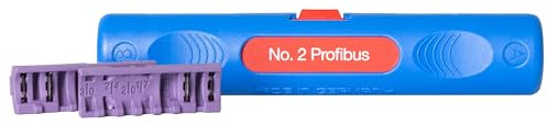 WEICON Profibus-Stripper No. 2, für geschirmte Profibus-Datenkabel, 5,5-8 mm, Blau, Solinger Stahl