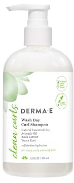 DERMA E Ramos Wash Day Curl Shampoo, 12 FZ