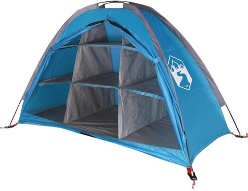 vidaXL Lagerzelt 9 Fächer Gartenzelt Unterstand Campingzelt Zelt 185T TAFT