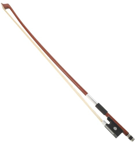 Mikinona Bastón de Violín de Madera Crin de Caballo, Ligero y Bien Equilibrado, Cómodo de Usar para Principiantes y Músicos