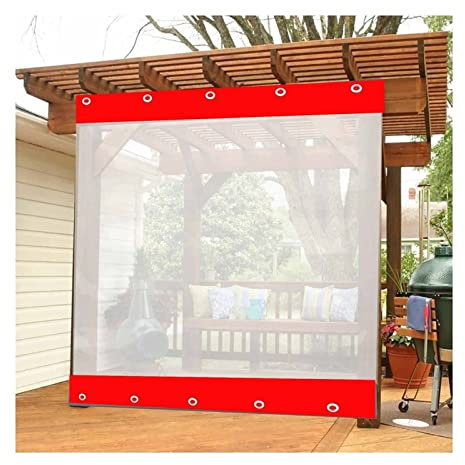 Tenda divisoria impermeabile per esterni con occhielli, 500 g/㎡, in PVC, per lavaggio auto, garage e uso esterno (8 x 3 m)