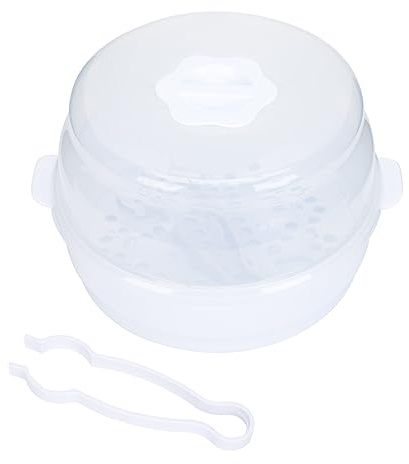 Vaguelly Dampfgarer Mikrowellen Babyflaschen Sterilisator Und Trockner Flaschensterilisator Aufbewahrungsbox Für Beruhigungssauger Stillzubehör Babyprodukte Aus Abs-material