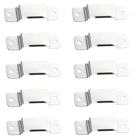 10 Pcs Metal Tape Measure Holder Clips, Silver Belt Bow Clip Tool Holder Bench Tool Belt Hanger for Universal Worker Accessory