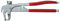 SW-Stahl 41440L Auswuchtgewichtzange 245 mm I Auswuchtgewichte Klebegewichte lösen I Wuchtgewichte Entferner I Auswuchtzange Griffe isoliert I Auswuchtgewicht Zange verchromt I Reifenmontage Werkzeug