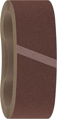 Bosch 10x PRO Paint on Wood and Hardwood X440 Sanding Belt for Sanders (for Paint on Wood, Hardwood, 75 x 533 mm, Grit 220, Professional Accessory Belt Sander)