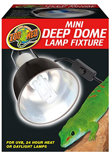 Zoo Med LF-18ec Mini Deep Dome, Reflektorlampenschirm für Energiesparlampen bis max 100 W