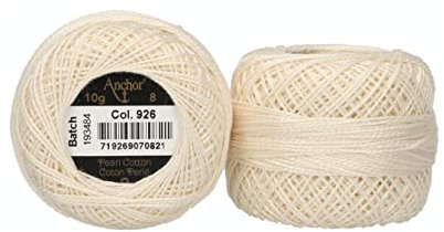 Anchor Perlgarn 8, 4591008-00926, Farbe:elfenbein, Stickgarne