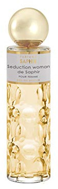 PARFUMS SAPHIR Seduction Woman de Saphir, Eau de Parfum con Vaporizzatore da Donna, 200 Ml