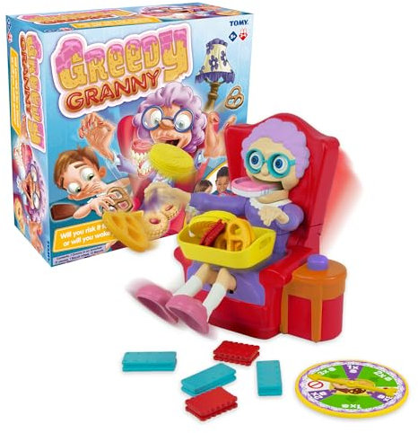 TOMY 13959 Kinderspiel Keks Karacho, das hochwertige Aktionsspiel für die ganze Familie. Das beliebte Geschicklichkeitsspiel sorgt für stundenlange Unterhaltung und Spielspaß für Kinder ab 5 Jahren