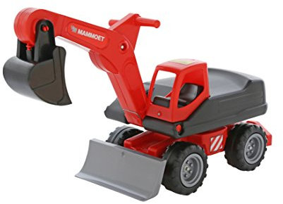 Polesie MAMMOET MegaBagger Sitzbagger Schaufelbagger mit Schieber Baustelle