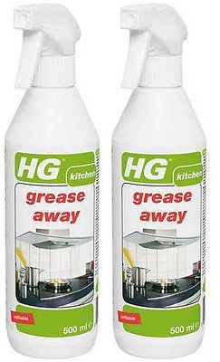 3XPack of 2 x HG Grease Away Kitchen Degreaser Spray 500ml
