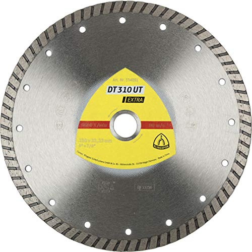Dischi diamantati KLINGSPOR DT 310 UT, 230 x 2,5 x 22,23 mm 2,5 x 10 mm, bordo chiuso Turbo