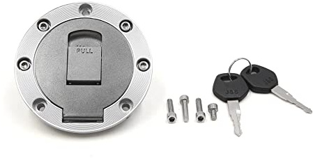 Sourcingmap 105 mm Durchmesser Metall Motorrad Fuel Tank Gas Cap Abdeckung w 2 Schlüssel für zb