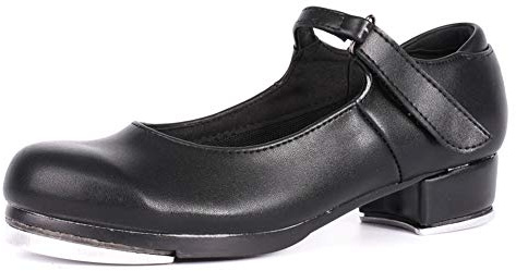 JUODVMP Scarpe da Tip Tap da Donna Scarpe da Tip Tap in Pelle Scarpa da Ballo Classica per Donna e Uomo,Scarpe da Ballo Jazz Tap Scarpe da Tip Tap Stringate in Pelle,Modello-WX-258,36.5 EU