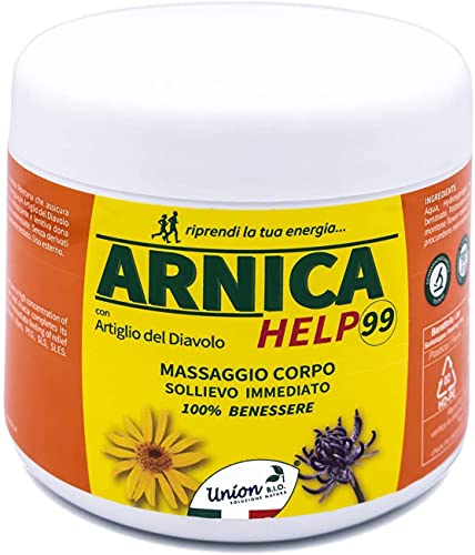 Arnica Per Cavalli Uso Umano Made In Italy, Naturale al 100% Gel Arnica Montana Naturale, Arnica Gel FORTE Con Artiglio Del Diavolo, Dermatologicamente Testata | ARNICA HELP99 |
