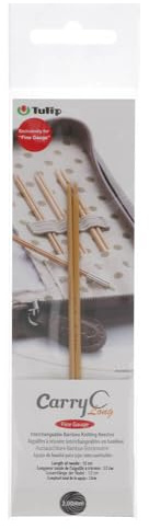 Tulip CTMM-54 Rundstricknadeln, Bamboo, Beige, 2 mm