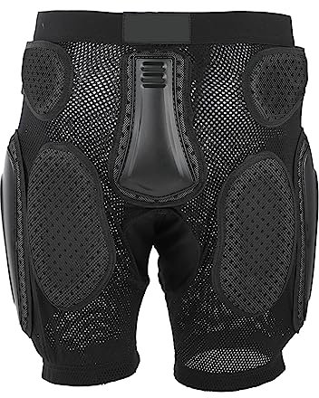 Pantalones de Snowboard, 3D Alfombrilla Protectora para Ciclismo Deportivo, Equipo de Protección de Patinaje Anticaída para Mujeres Y Hombres, Pantalones Cortos Acolchados de Cadera para Esquí(S)