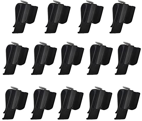 Wanjorlay 20 Stück Golf Club Aufbewahrungsclip aus Kunststoff Golf Putter Clip Organizer Ball Schutz Schläger Golf Zubehör für Golfer Schwarz