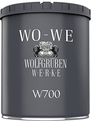 WO-WE Betonfarbe Bodenfarbe Bodenbeschichtung W700 Lichtgrau ähnl. RAL 7035-750ml