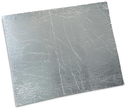 Feuerfest 123 - Keramikfasermatte Aluminium 600x500x5 mm, Aluminiumsilikat, hitzebeständig bis 1.260 °C, Material Dichte 200 KG/m³, Isolierung für Kamine und Öfen