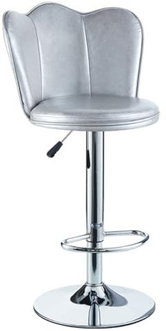DRMEE Barhocker Höhenverstellbar Metall Barhocker Pu Leder Stuhl Hohe Hocker Hause Verstellbare Thekenhocker Bar Stuhl Für Küche Bar Hocker(C)