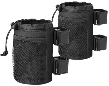 WXOSET UTV ATV Universal Roller Drinking Cup Holder Compatible With Polaris RZR Wheelchair 800 900 1000 Xp Ranger Can Am Maverick X3 Canam(2 pcs)