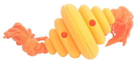 TOYANDONA Juguete para Perros Bola de Alimentación Antiasfixia Juguetes para Cachorros Dispensador de Comida Pelota Masticable para Mascotas Diseño Seguro y Divertido