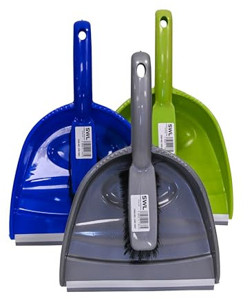 SWL Dustpan and Brush Set | Compact & Durable Sweeping Set | Ergonomic Handle for Comfortable Grip | Ideal for Home, Office, and Small Cleanups | Easy to Use, Lightweight, and Efficient (2)