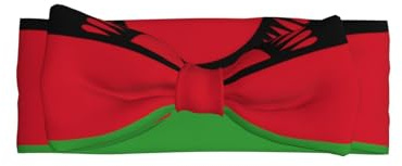 SSIULUS Haarband mit Schleife von Malawi, weiches Polyester, mit niedlichem Schleifen-Design, dehnbar und bequem