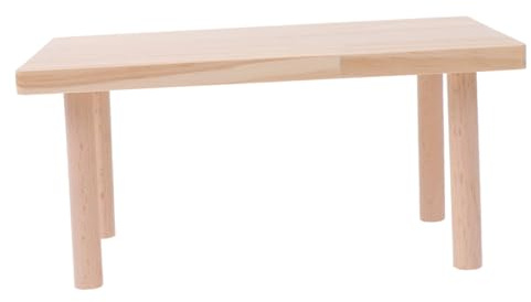 ORFOFE Hamsterplattform aus Natürlichem Holz mit Anti Biss Schutz Kletter Spielbrett für Zwerghamster Igel und Kleine Haustiere Zweite Etage für Hamsterkäfig