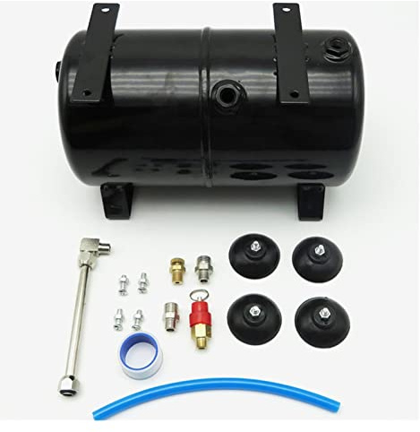 4-Hole Air Storage Tank, Model AS18B Air Pump, 3.5 Liter Air Compressor, Spray Pump, Tattoo Spray, Air Compressor Tank Suitable for Beginners