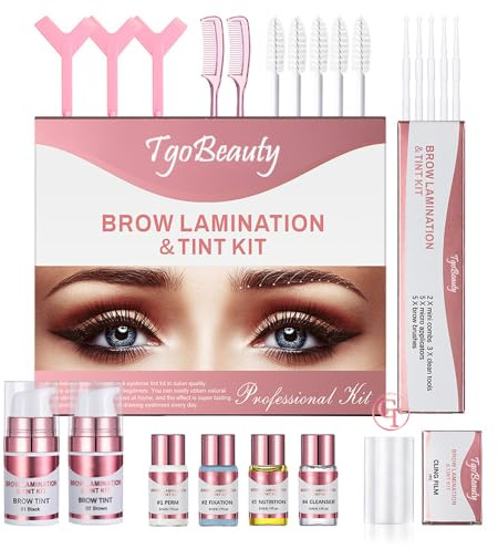 TgoBeauty Kit Lamination Permanente Sourcils Professional (Kit de lamination des sourcils)