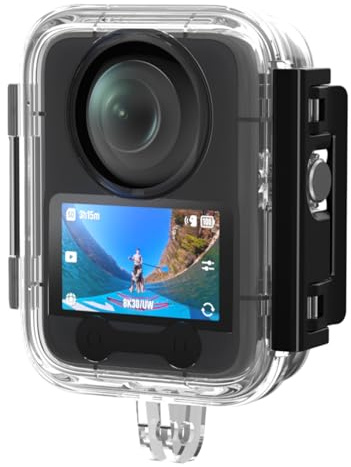 Custodia Impermeabile Fino a 45Mmetri per DJI Osmo 360, Gabbia Protettiva per Immersioni Subacquee Profonde, Guscio Protettivo per Fotocamera