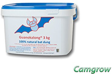 Guanokalong Pellets, biologischer Fledermausdünger, 3 kg, Blau
