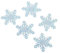 EXCEART 30 StüCk Schneeflocken Diy Haarschmuck Set - GläNzende Schneeflocken Patches FüR Haarreifen, Haarband, Haarspange