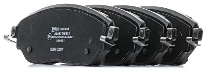 VALEO - Plaquettes de frein First - 302402 - Jeu de 4 plaquettes - Essieu avant - Entièrement équipés avec accessoires montés