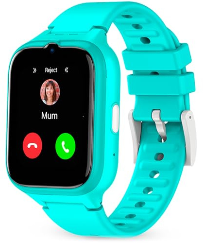 SPC Smartee 4G Kids – Reloj Inteligente para niños con GPS, Llamadas y videollamadas, Chat Familiar, Modo Colegio, botón SOS, IP68 y gestión de smartwatch en App Gratuita SPC Smart Clan