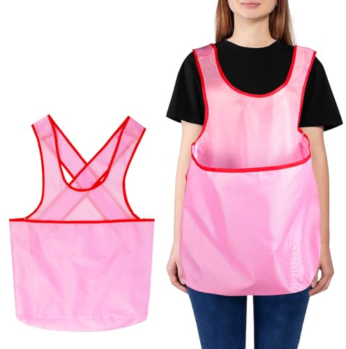 Risipu Portable Clothes Drying Apron with Large Pocket Oxford Cloth Garden Work Apron